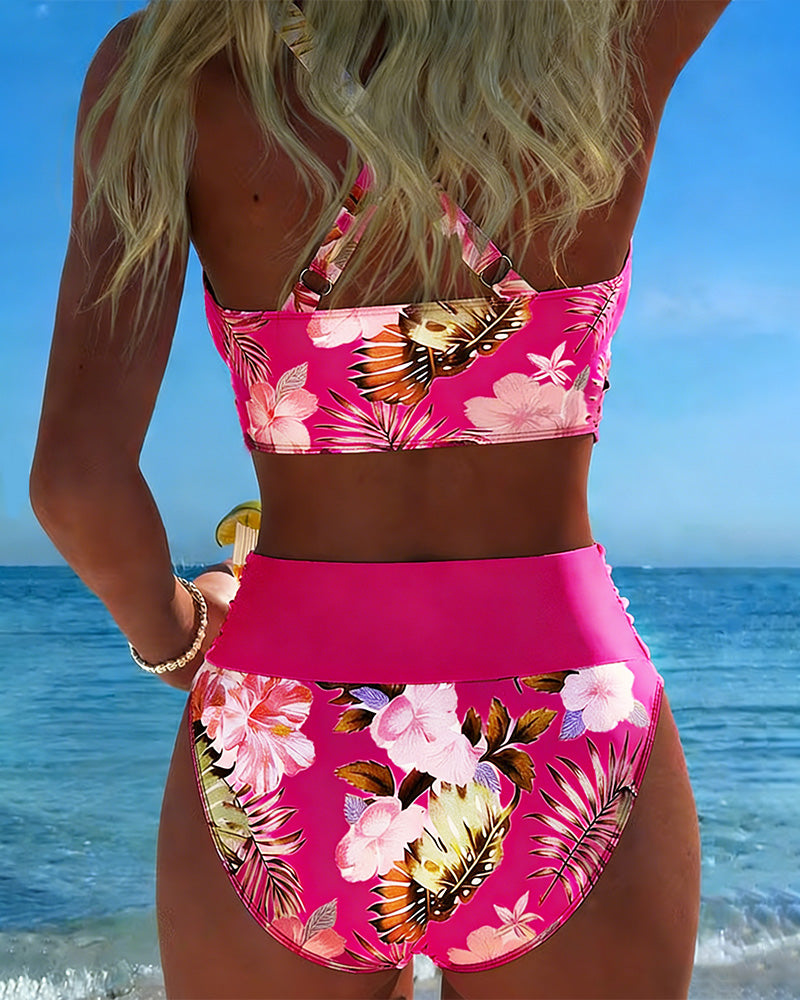 Jolina™ | Kwiatowy Kontrastowy Bikini