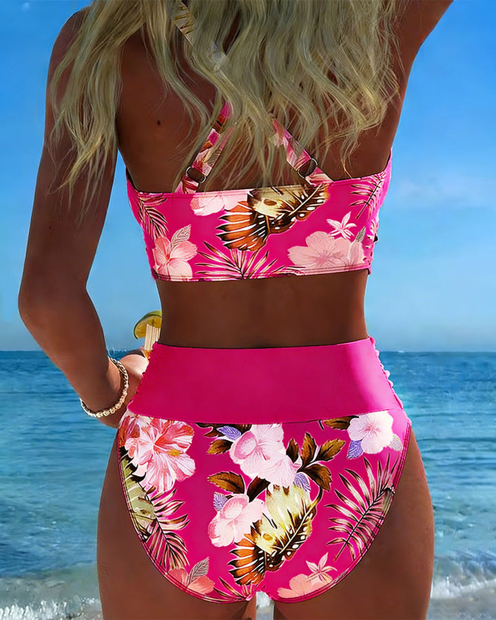 Jolina™ | Kwiatowy Kontrastowy Bikini