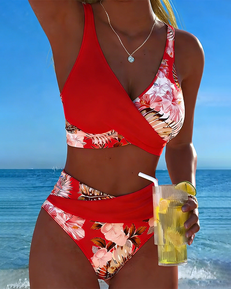 Jolina™ | Kwiatowy Kontrastowy Bikini