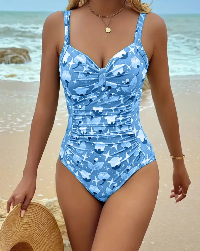 Clara™ | Jednoczęściowy tankini z nadrukiem