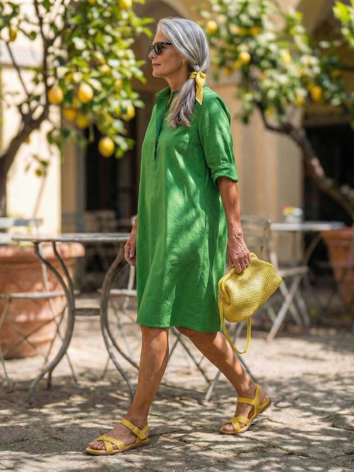 Gisela | Elegancka Sukienka Ogrodowa na Poranek