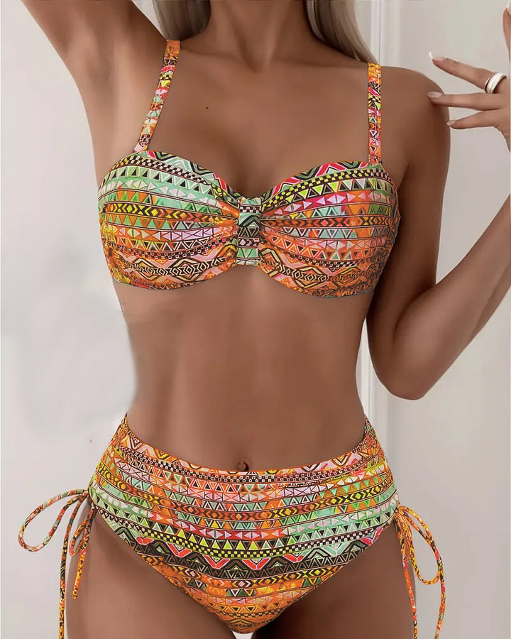 Jada™ | Seksowny bikini w etniczny wzór