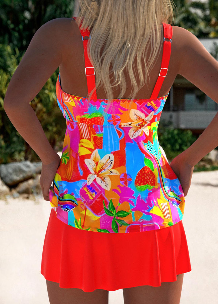 Eleanor™ | Elegancki Kwiatowy Tankini