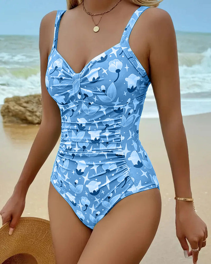Clara™ | Jednoczęściowy tankini z nadrukiem