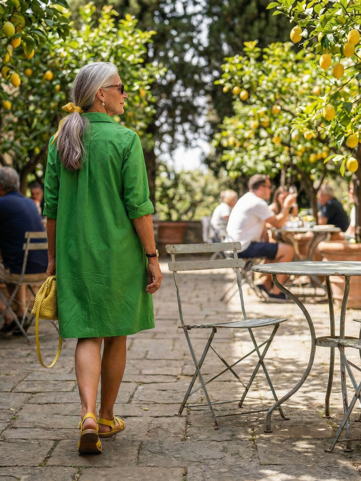 Gisela | Elegancka Sukienka Ogrodowa na Poranek