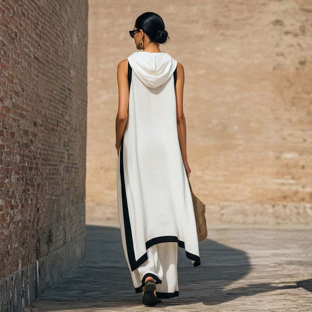 Leonora | Elegancki zestaw lniany