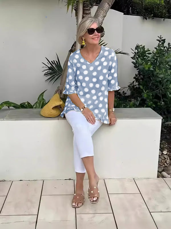 Margo | Vintage Printowany Top