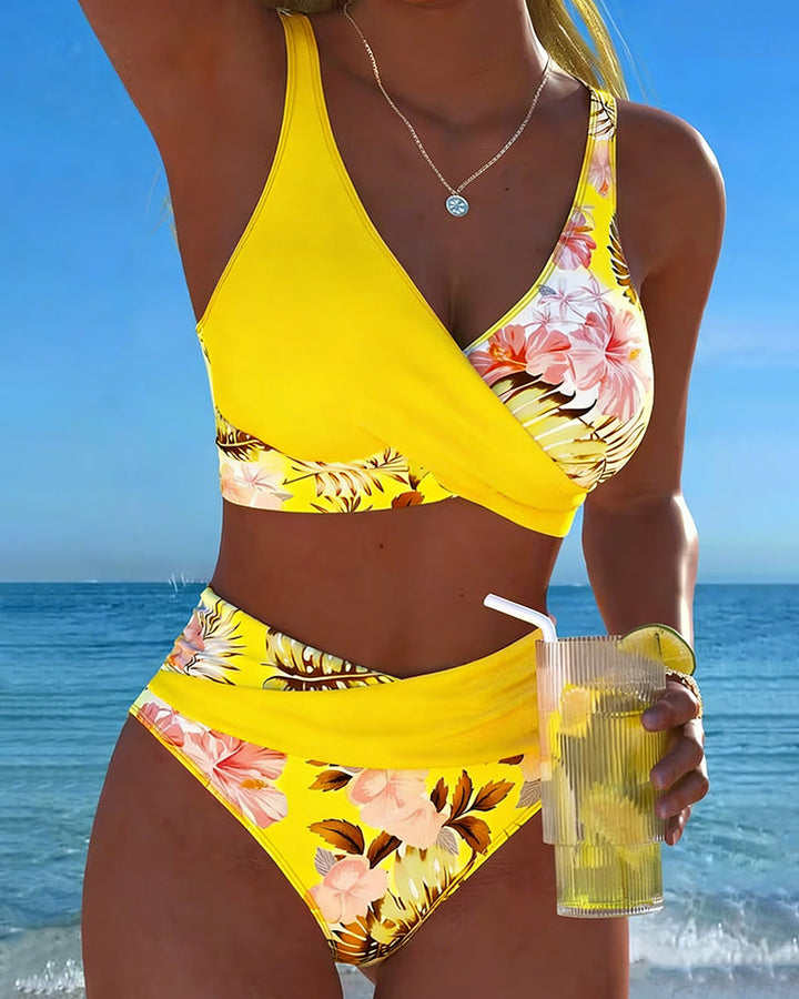 Jolina™ | Kwiatowy Kontrastowy Bikini