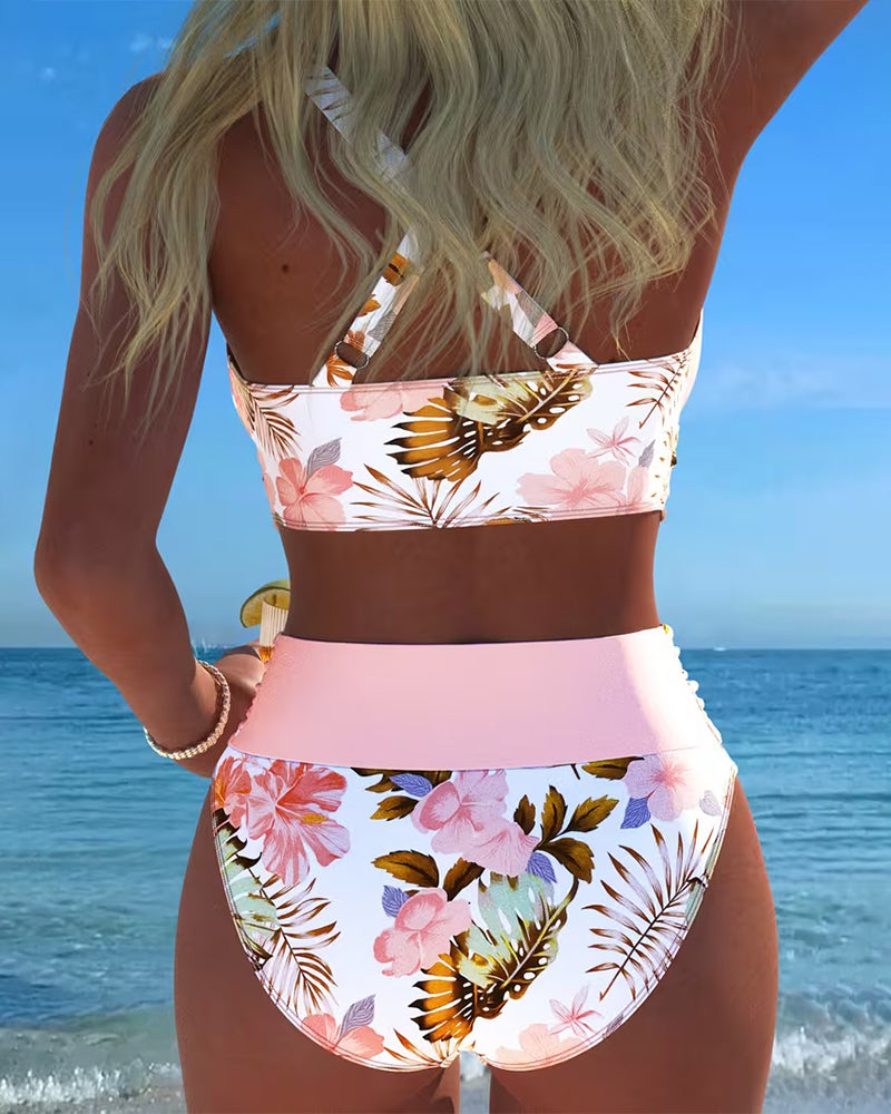 Jolina™ | Kwiatowy Kontrastowy Bikini