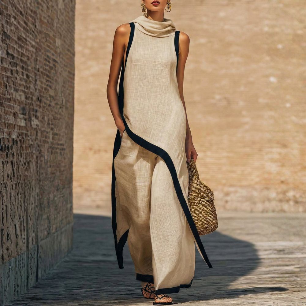 Leonora | Elegancki zestaw lniany