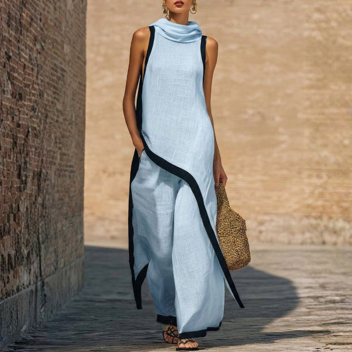 Leonora | Elegancki zestaw lniany