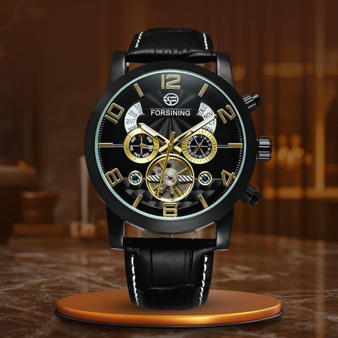 Luksusowy zegarek automatyczny z tourbillonem