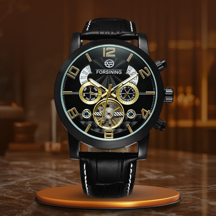 Luksusowy zegarek automatyczny z tourbillonem