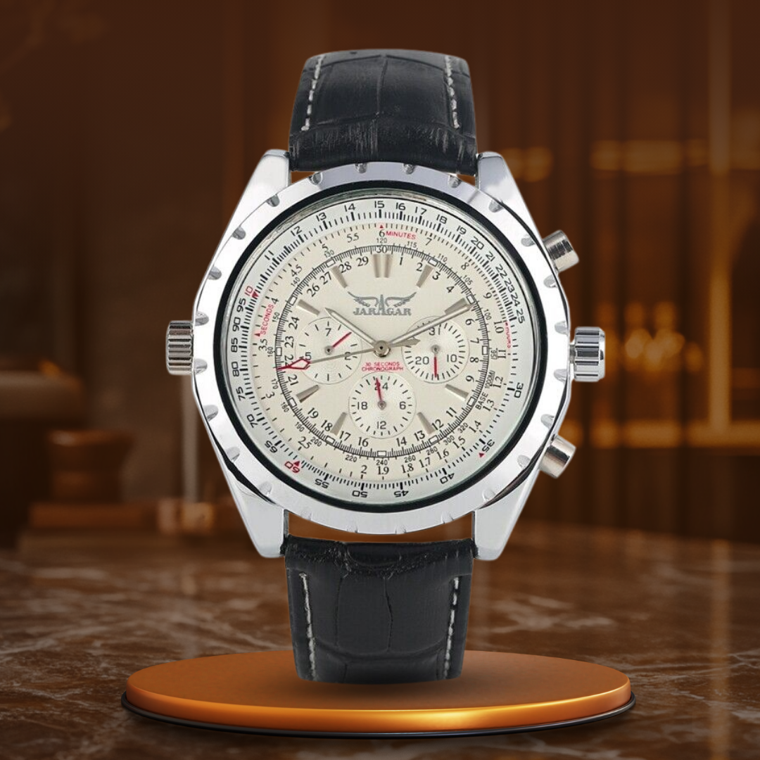 Mechaniczny zegarek w stylu militarnym
