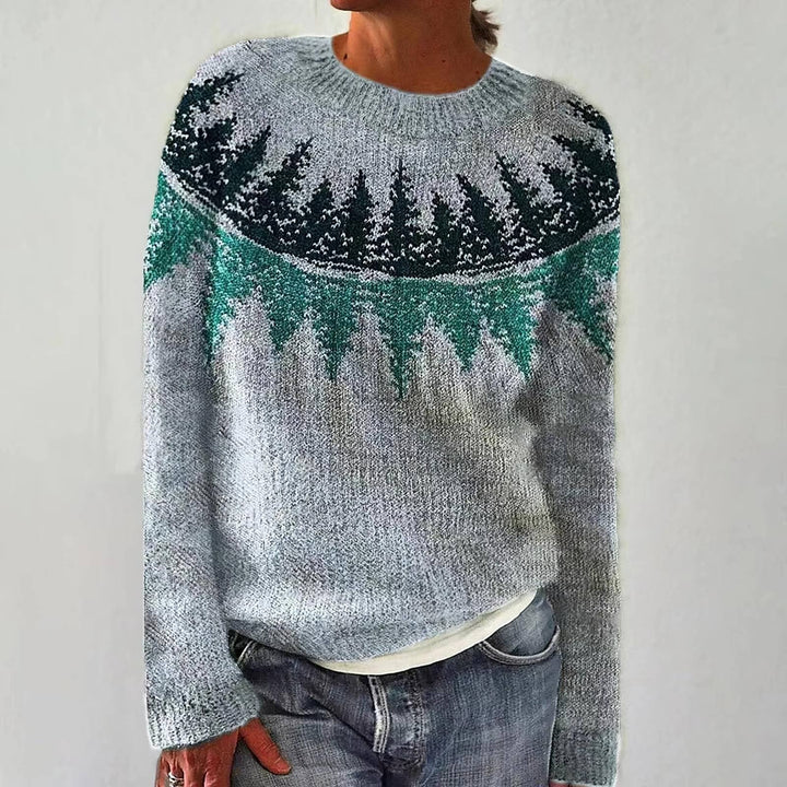 Swetlana | Przytulny Retro Sweter