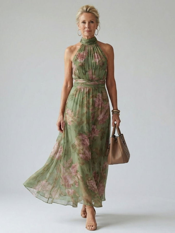 Mireille | Sukienka Midi Halter