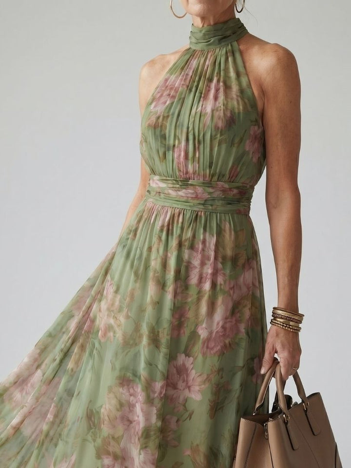 Mireille | Sukienka Midi Halter