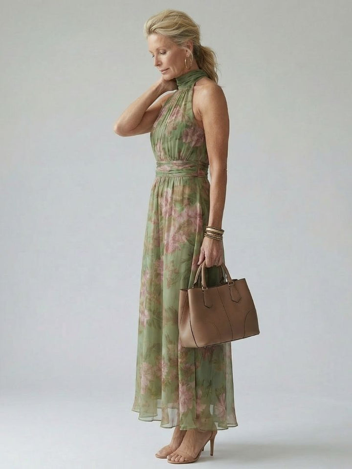 Mireille | Sukienka Midi Halter