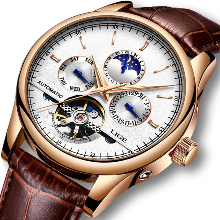 Automatyczny Mechaniczny Zegarek Tourbillon