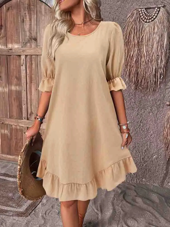 Sally | Letnia sukienka z falbankami