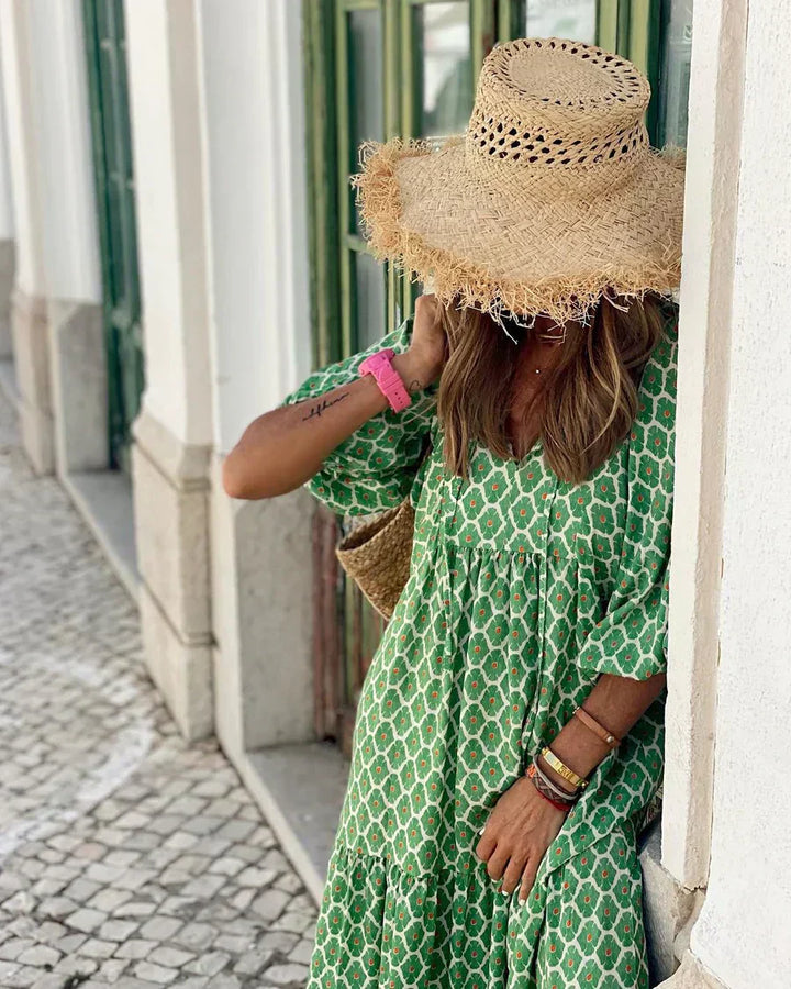 Cora | Boho Maxi Dress