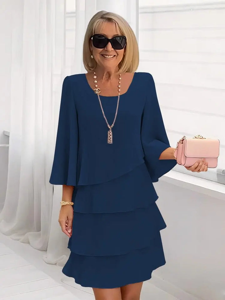 Catherine | Elegancka Sukienka z Falbanami