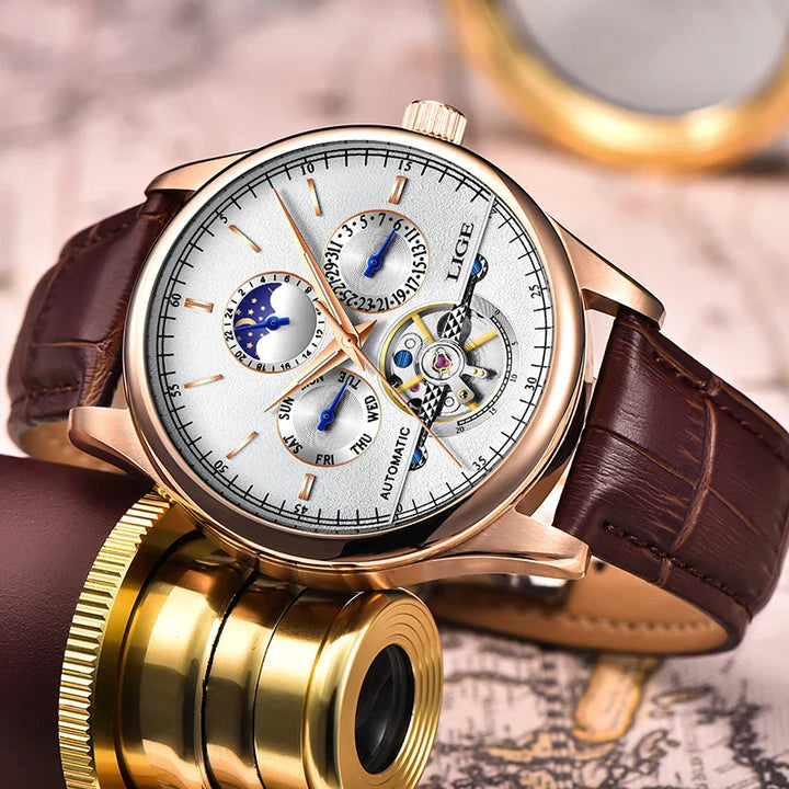 Automatyczny Mechaniczny Zegarek Tourbillon
