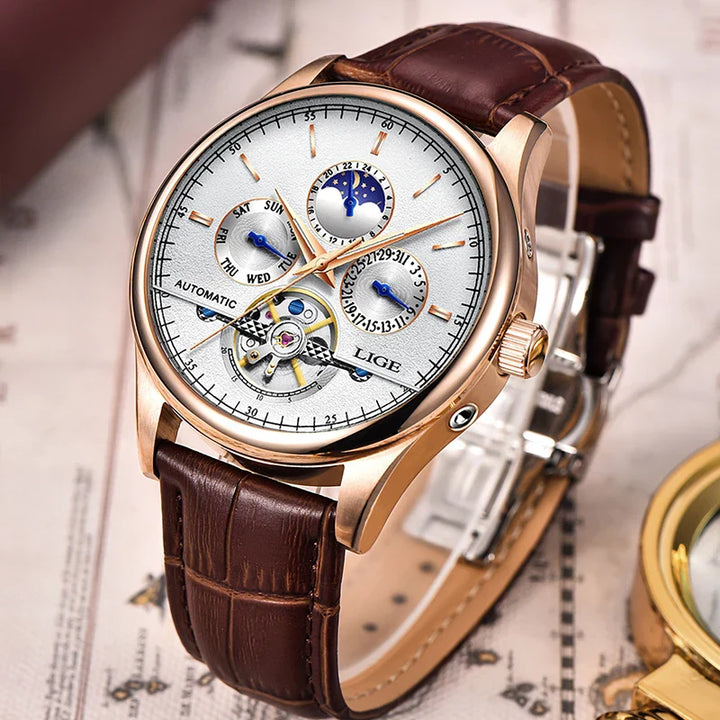 Automatyczny Mechaniczny Zegarek Tourbillon