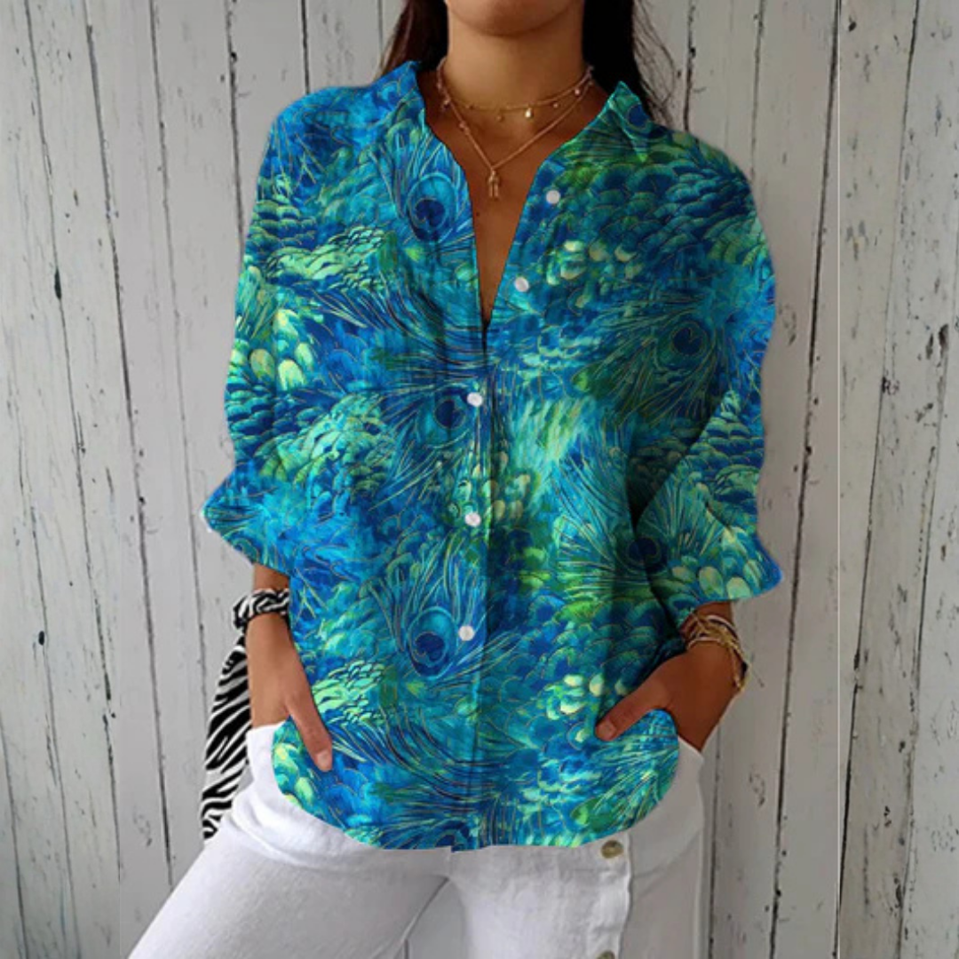 Diana™ | Bluzka Peacock Grace