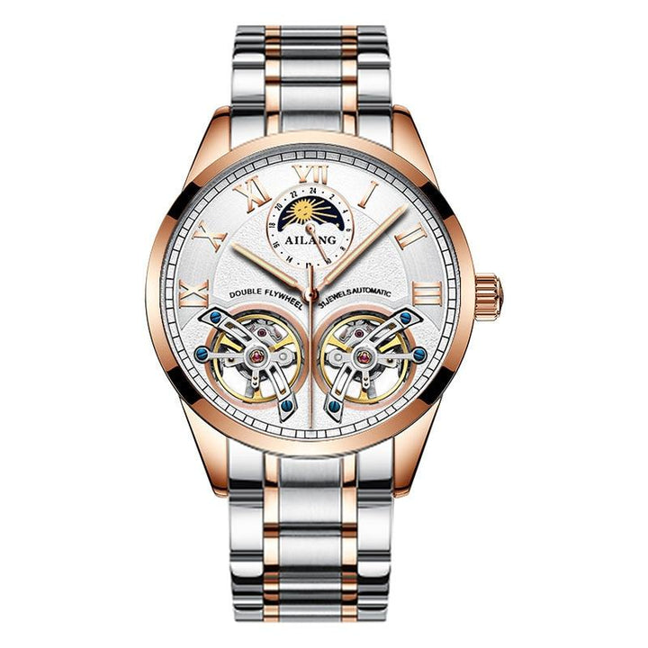 Zegarek mechaniczny z tourbillonem w stylu biznesowym