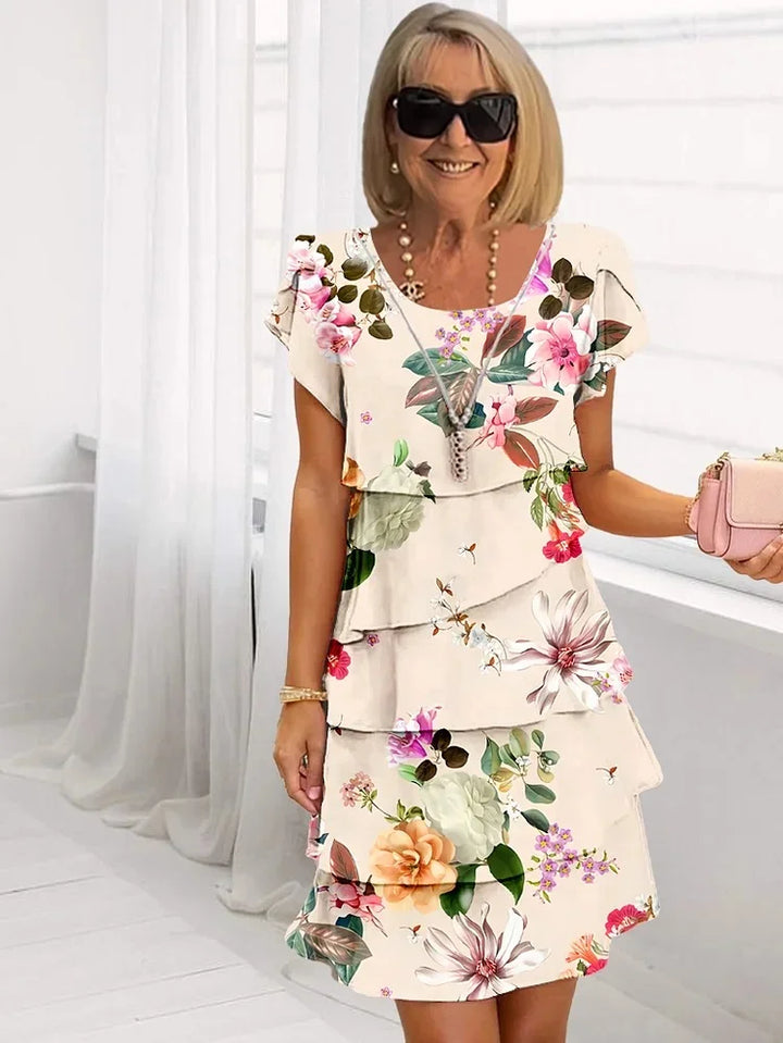 Phoebe | Sukienka z falbanami Bloom
