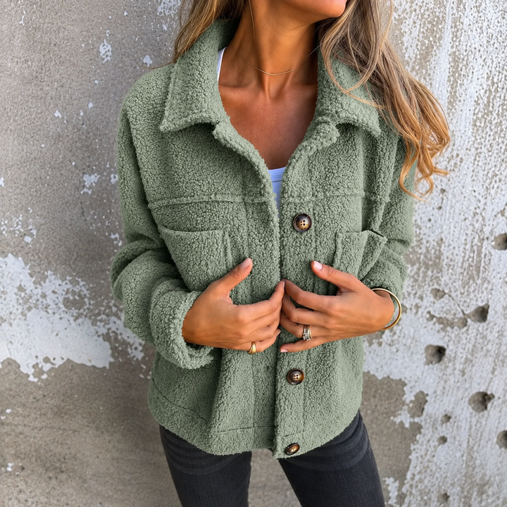 Megan | Miękka Kurtka Fleece