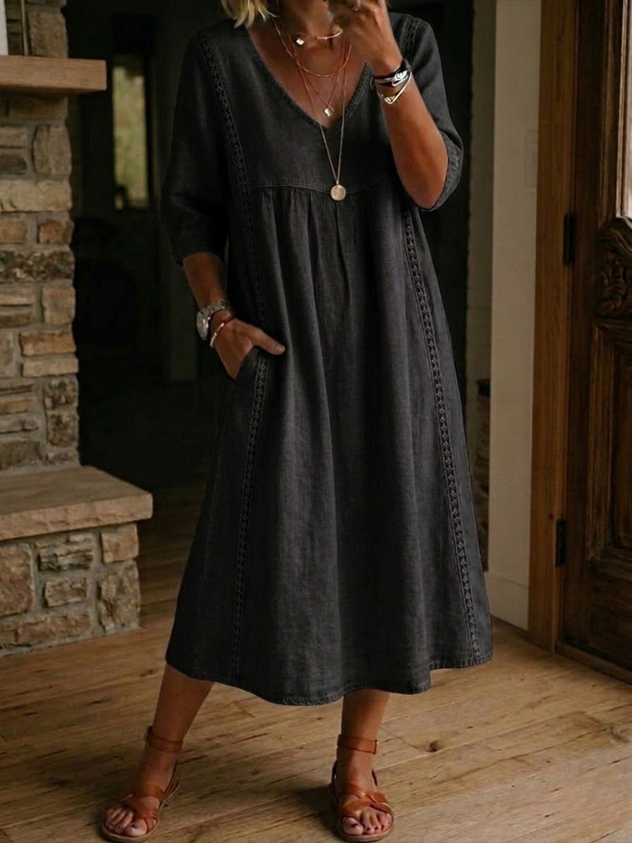 Martha | Wygodna Casual Maxi Sukienka