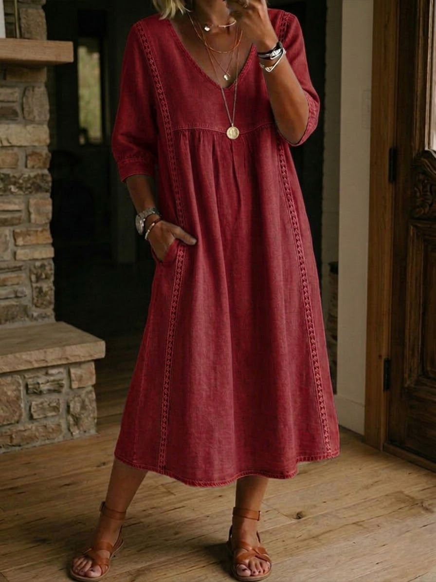 Martha | Wygodna Casual Maxi Sukienka
